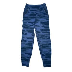 Lululemon Bolt Mini Coast‎ Camo Jogger Pants Blue Womens 4 Workout Athleisure